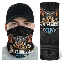 Product Bikergod Harley Davidson Dark Relic Bat Bandana Face Cover DHBDN194