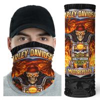 Product Bikergod Harley Davidson Skull Fire Rider Bandana Face Cover DHBDN199