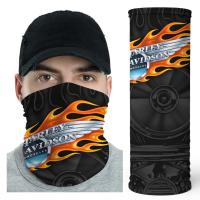 Product Bikergod Harley Davidson Fire Ball Lifestyle Bandana Face Cover DHBDN209