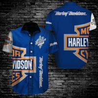 Product Bikergod Harley Davidson Button Shirt Design 3D Full Printed Sizes S - 5XL M602255
