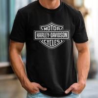 Product Bikergod Harley Davidson Skull T-Shirt Design 2D Full Printed Sizes S - 5XL - DHTSHL29