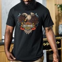 Product Bikergod Harley Davidson Skull T-Shirt Design 2D Full Printed Sizes S - 5XL - DHTSHL59