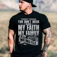 Product Bikergod Motorcycle Three Things You Dont Mess With My Faith My Family My Motorcycle T-shirt, Crew-neck Sweatshirt, Hoodie, Tank Top, V-neck T-shirt Design 2D Full Printed Sizes S - 5XL - NABU290